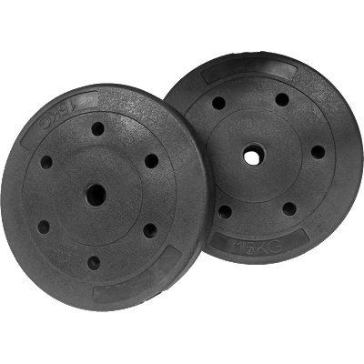 S-Sport Винилови дискове за тежести 2x15 кг S-SPORT