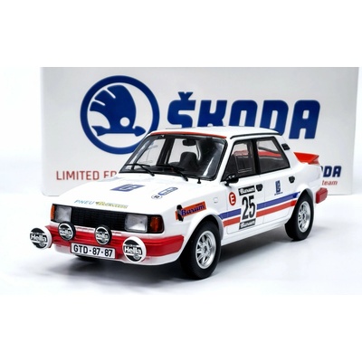 Škoda 130 LR Barum Rally Gottwaldov 1985 #25 Sedlář ČastulíkFOX18 1:18