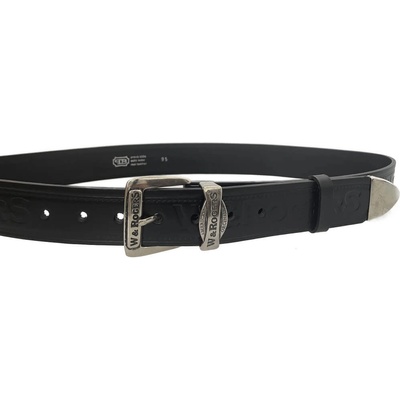 Belts 15-60 kožený opasek černý