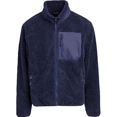 Build your Brand BY 406 Bonded Sherpa navy