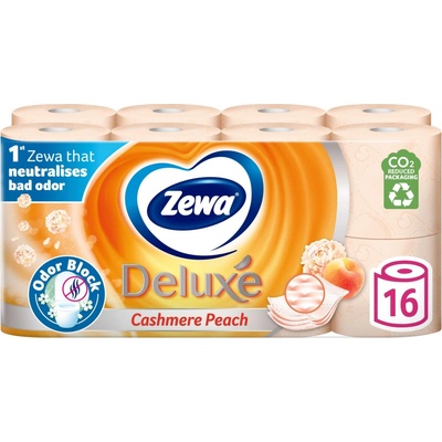 Zewa Deluxe Cashmere Peach 3-vrstvový 16 ks