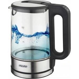 Mesko Glass kettle 1, 7 L with adjustable temp Електрически кани