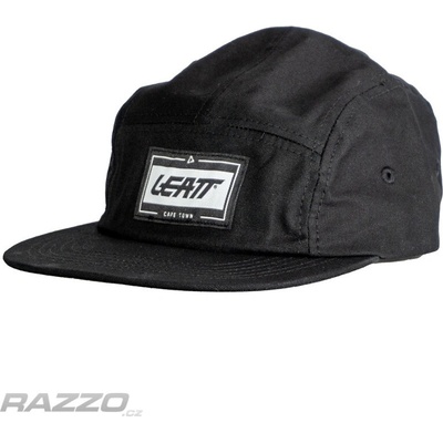 LEATT 5 Pannel Cap Black White