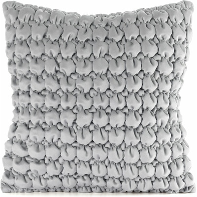 Eurofirany Velvet 193 STRIEBORNÁ 45 x 45 CM