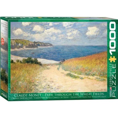 EUROGRAPHICS - Puzzle Monet: Road Through Cereal Field - 1 000 piese