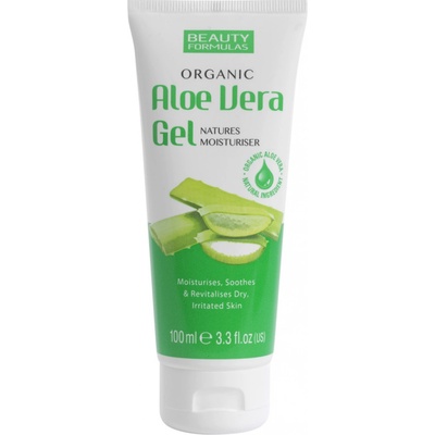 Beauty Formulas Aloe Vera hydratačný gel na telo a tvár 100 ml