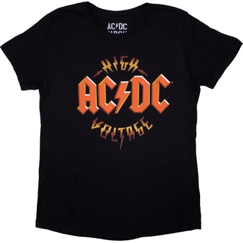 AC/DC High Voltage RnR Black M Дамски Риза (ACDCTS143LB02)