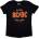 AC/DC High Voltage RnR Black M Дамски Риза (ACDCTS143LB02)