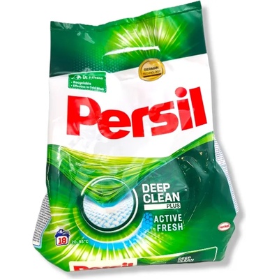 Persil прах за пране, Бяло пране, Active Fresh, 18 пранета, 1.17кг