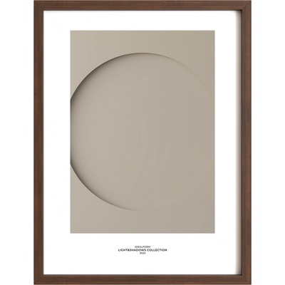 Idealform Poster no. 6 Round composition Barva: Smokey taupe, Velikost: 300x400 mm