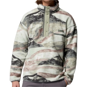 Columbia Мъжки поларен пуловер Columbia Helvetia II Printed Half Snap Fleece Fleece jumper - Sedona Sage / Summits (005-6144-2614)