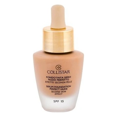 Collistar Serum Foundation Perfect Nude rozjasňující make-up s kapátkem 4 Sand 30 ml