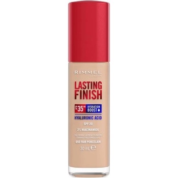 Rimmel London Lasting Finish 35H SPF20 дълготраен хидратиращ фон дьо тен 30 ml нюанс 050 Fair Porcelain