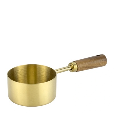 Horecano - Метална сосиера с дръжка ф7xh3, 5см 125мл GOLD (HC-931518) (242852) (01931518)