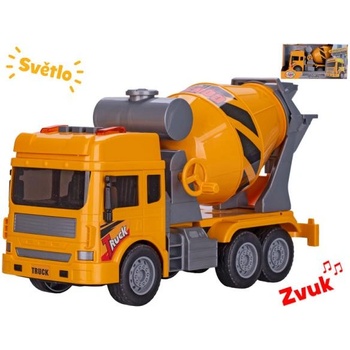 Mikro Авто строителен бетонобъркачка 27см с маховик на батерии със светлина и звук