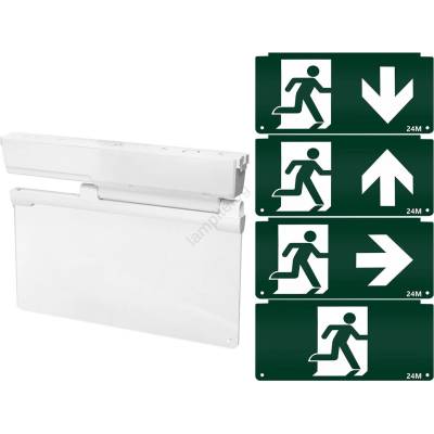 Aigostar - LED Аварийна лампа EMERGENCY EXIT LED/3, 6W/230V 6500K 500mAh (AI1151)