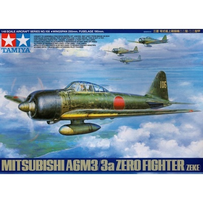 Tamiya Mitsubishi A6M3/3a Zero Fighter Zeke 1:48