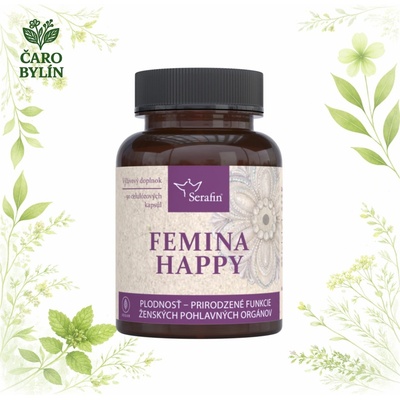 Serafin Femina Happy prírodné kapsule 90 ks