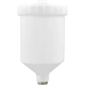 GEKO Пластмасов резервоар за пистолет за пръскане 600 ml, вътрешна резба 63056 (G01109)