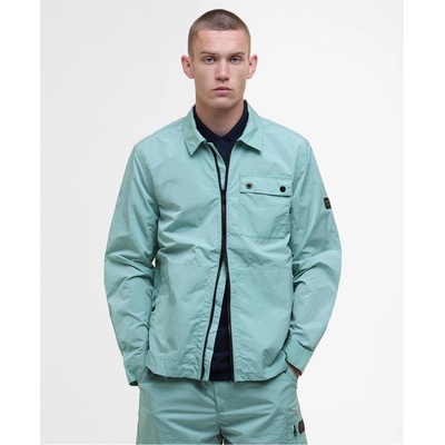 Barbour International Риза с дълъг ръкав Barbour International Men's Inline Cotton Long Sleeve Overshirt - Gran Green GN11