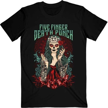 Five Finger Death Punch Риза Lady Muerta Unisex Black M (FFDPTS18MB02)