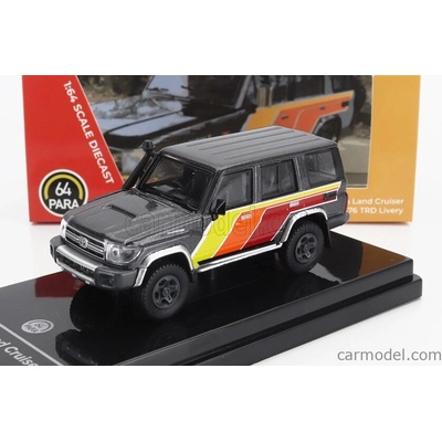 Paragon-models Toyota Land Cruiser Lc76 Trd Rhd 2014 Šedá Červená Oranžová Žlutá 1:64
