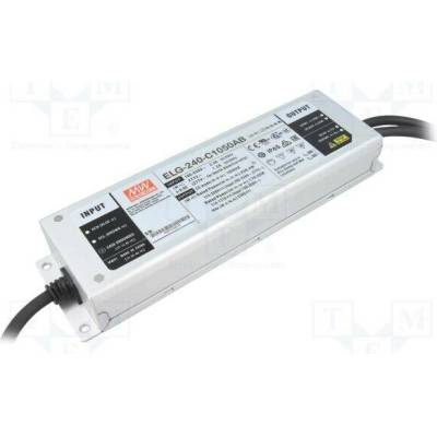 MEAN WELL ELG-240-C1050AB Napájecí zdroj: spínaný; LED; 239,4W; 114÷228VDC; 525÷1050mA; IP65
