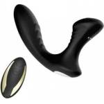  Mens Prostate Massager Vibrator with Remote Control Black
