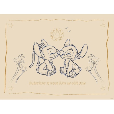 Komar Plakát Disney Lilo and Stitch Your Day in the Sun 40 x 30 cm