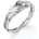 Silenti Jewelry Сребърен пръстен "Енигма" - 6 - 52мм (16.6мм диам. )