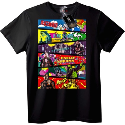 NOONEBRAND Тениска Герои от Suicide Squad - XS, White