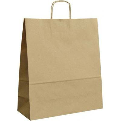 Papírová taška hnědá ExtraTWIST 400x160x450 mm s krouceným uchem