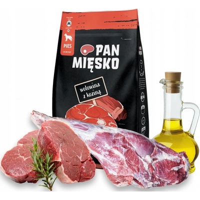 Pán Mięsko Adult hovädzie mäso s kozou M 3 kg