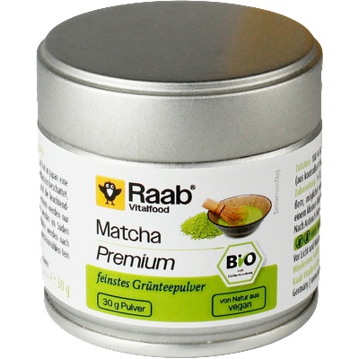 Raab Vitalfood GmbH Matcha Premium Bio - 30 г