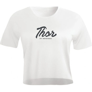 Thor Script Crop Top white