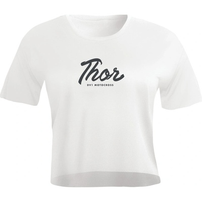 Thor Script Crop Top white