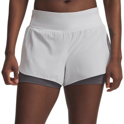 Under Armour dámske kraťasy UA Launch Pro 3in 2in1 shorts-GRY šedá