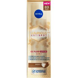 Nivea Luminous630 CC крем 3 в 1 тъмен с OF 30 40 мл