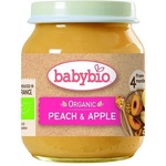 Babybio плодово пюре праскови и ябълки 130г