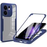 Techsuit Калъф за Oppo Reno13 F 4G / Reno13 F 5G / Reno13 FS 5G - ColorVerse 360 Series + Screen Protector - Син
