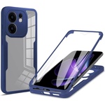 Techsuit Калъф за Oppo Reno13 F 4G / Reno13 F 5G / Reno13 FS 5G - ColorVerse 360 Series + Screen Protector - Син