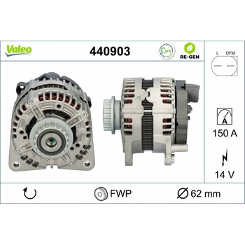 Alternátor VALEO 440903