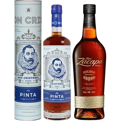 Zacapa Solera Gran Reserva 0,7 l + Ron Cristóbal Pinta 6-8y 40% 0,7 l (set)