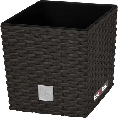 Prosperplast Rato low květináč 17 cm čokoláda
