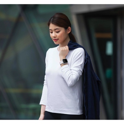 Uniq Силиконов (TPU) кейс с две сменяеми поликарбонатни части за Apple Watch 7 45мм, Apple Watch 8 45мм - Uniq Moduo Apple Watch Case (сив) (UNIQ-45MM-MDCHSGRY)