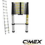 CIMEX Алуминиева телескопична стълба cimex dlt212b/ 3.8 м (dlt212b)
