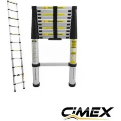 CIMEX Алуминиева телескопична стълба cimex dlt212b/ 3.8 м (dlt212b)