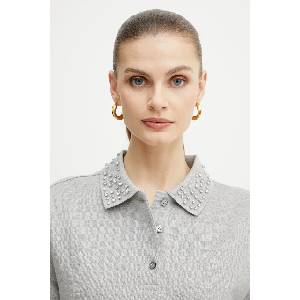 Marella Памучна тениска с яка Marella GONZAGA (2513951014)