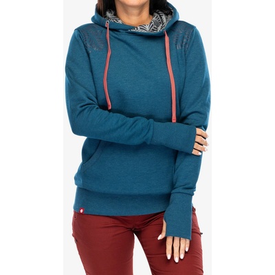 Ocun Hoodie blue opal/silverscone