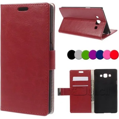 Samsung Galaxy A7 SM-A700F Magnetic Wallet Калъф + Протектор